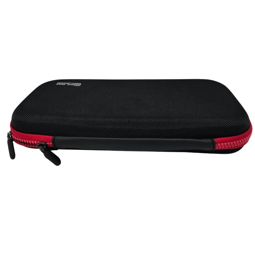 Play Black & Red Hard Shell Carrying Case – Fits Nintendo Switch Lite